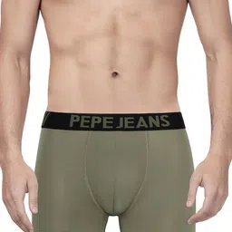 Pepe Jeans Men Olive Green Solid Trunks 8904311305682-image-62