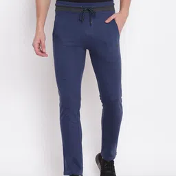 Sweet Dreams Men Navy Blue Solid Track Pants-picture-7