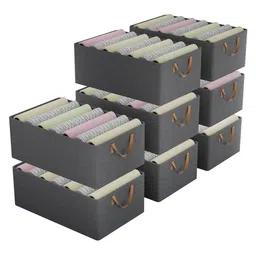 Aura Grey Set of 8 Regular Drawer Organiser-51