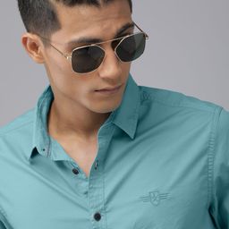 Roadster Men Blue Opaque Casual Shirt-image-56