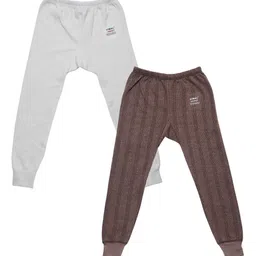 VIMAL JONNEY Unisex Kids Multicoloured Thermal Lower- Pack of 2-5