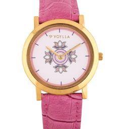Voylla Women White & Gold-Toned Leather Analogue Watch 8905124081350-image-72