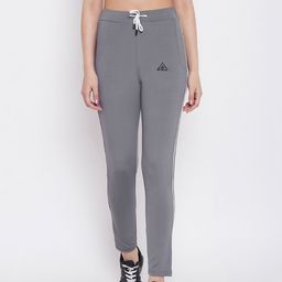 Aesthetic Bodies Women Charcoal Grey Solid Track Pants-image-48