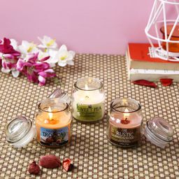 Hosley Set of 3 Fragrance Jar Candles-image-17