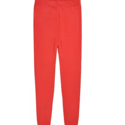 RVK Girls Red Solid Ankle-Length Leggings-image-108