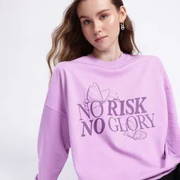glitchez Urban Savvy Printed Cotton Terry Oversized Sweatshirt-image-99
