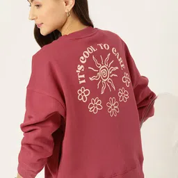 DressBerry Printed Drop-Shoulder Sweatshirt-image-72