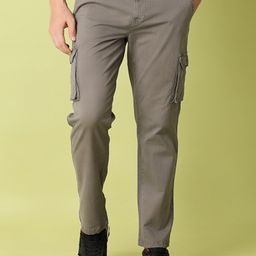 V-Mart Men Checked Cargos Trousers-image-68