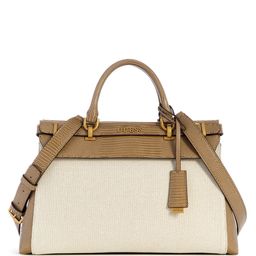 GUESS Snake Skin Textured Structured Handheld Bag-9