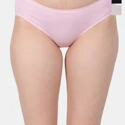 Amour Secret Pack Of 3 Mid-Rise Leak Proof Hipster Briefs-image-36