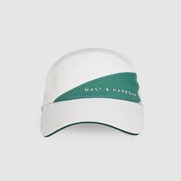 Mast & Harbour Unisex White & Green Printed Baseball Cap-18