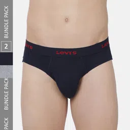 Levis Pack of 2 Smartskin Technology Cotton Briefs with Tag Free Comfort #002-BRIEF-image-91
