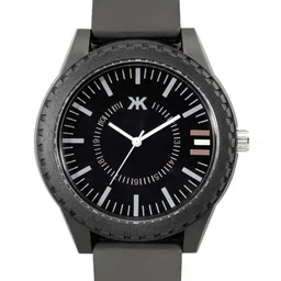 Kook N Keech Unisex Black Patterned Analogue Watch KNK224A-31