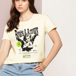 DILLINGER Printed Pure Cotton Boxy T-shirt-image-90