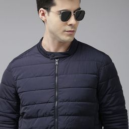 U.S. Polo Assn. Men Navy Blue Solid Puffer Jacket-image-95