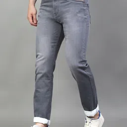 LOUIS STITCH Men Slim Fit Light Fade Stretchable Jeans-image-72