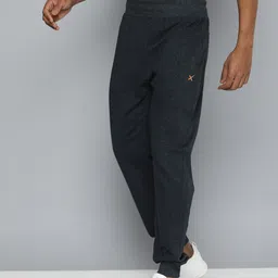 HRX by Hrithik Roshan Men Charcoal Black Solid Joggers-image-25
