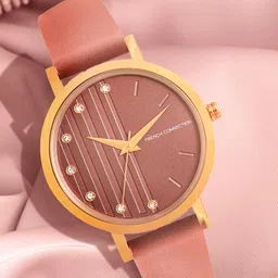 French Connection Women Peach-Coloured Analogue Watch FC20-63E-27