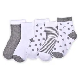 FOOTPRINTS Pack of 5 Organic Cotton & Bamboo Baby Socks-33