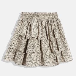 Macy's Epic Threads Girls Beige & Black Printed Tiered Skirt-image-63