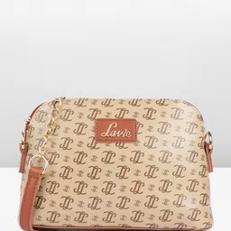 Lavie Janet Brand Logo Printed Structured Sling Bag-picture-23