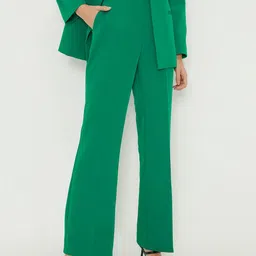 DOROTHY PERKINS Women High-Rise Flared Formal Trousers-image-34