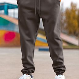 Bewakoof Heavy Duty 1.0 Men's Charcoal Grey Oversized Joggers-picture-23