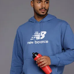 New Balance Sport Essentials French Terry Logo Relaxed Fit Hooded Sweatshirt-image-64