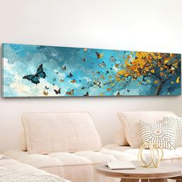 Art Street Blue & White 1 Piece Canvas Other Wall Paintings-image-24