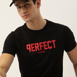 Kook N Keech Men Black & Red Typography Printed T-shirt-image-38