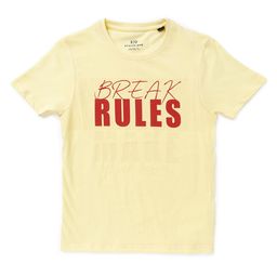 Status Quo Boys Yellow & Red Typography Printed T-shirt-picture-12