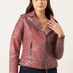 Leather Retail Leather Lightweight Biker Jacket-37