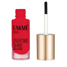 Lakme 9to5 Primer + Gloss Long-Lasting Quick-Dry Nail Color 6ml - Perky Pink-6