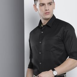 Luxe by TIGC Men Slim Fit Opaque Printed Formal Shirt-image-81