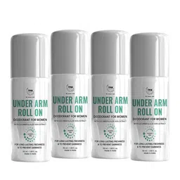 TNW the natural wash Set of 4 Cucumber Aloe Vera Under Arm Roll On Deodorant 50ml Each-10