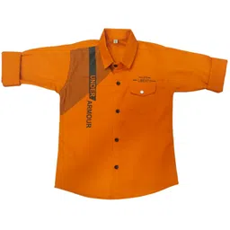 BAESD Boys Comfort Spread Collar Long Sleeves Cotton Shirt-image-20