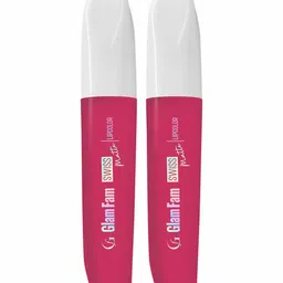 Glamfam Set Of 2 Swiss Matte Long Lasting Liquid Lipstick- 6 ml Each- Salmon Charm 09-8