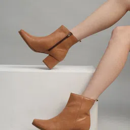 Truffle Collection Women Casual Block-Heeled Regular Boots-11