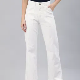 ADBUCKS Women Wide Leg High-Rise Jeans-picture-44