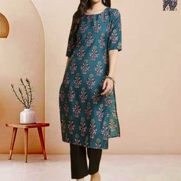 Moda Rapido Pack of 2 Printed Straight Kurta with Trousers-picture-6