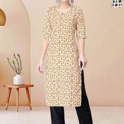 Moda Rapido Pack of 2 Printed Straight Kurta with Trousers-picture-40