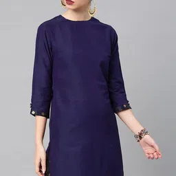 Vishudh Pure Cotton Straight Kurta with Trousers-48