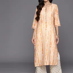 Libas Printed Sequinned Laced Kurta-image-29