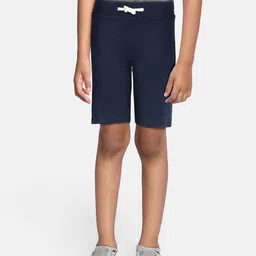 METRO KIDS COMPANY Boys Navy Blue Solid Regular Shorts-image-27