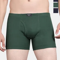 Pepe Jeans Men Pack Of 4 Outer Elastic Cotton Trunks-picture-4