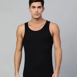 Heelium Men Bamboo Super Soft & Odour Free Comfort Fit Vest-image-6