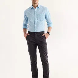 Red Flame Men Slim Fit Mid Rise Stretchable Trousers-image-93