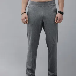 Roadster Men Grey Solid Track Pants-picture-19