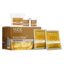 VLCC Set Of 6 Insta Glow Gold Bleach With Colloidal Gold - 60 g Each image 2