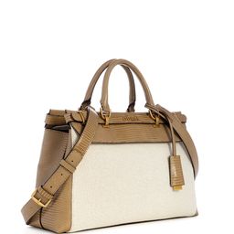 GUESS Snake Skin Textured Structured Handheld Bag image 4